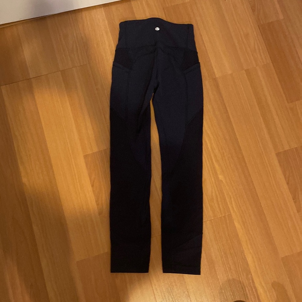 lululemon leggings size 2 navy